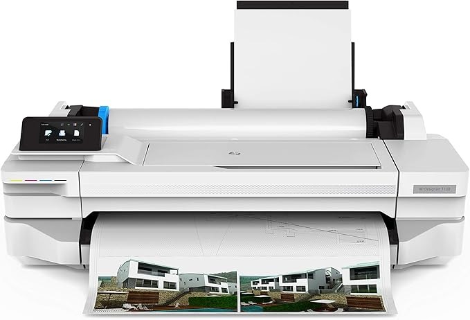 HP DesignJet T130 - Plotter Moderna para Projetos CAD